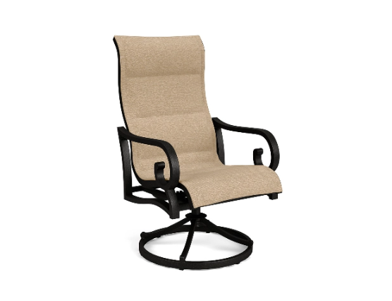 Slingback swivel patio online chairs