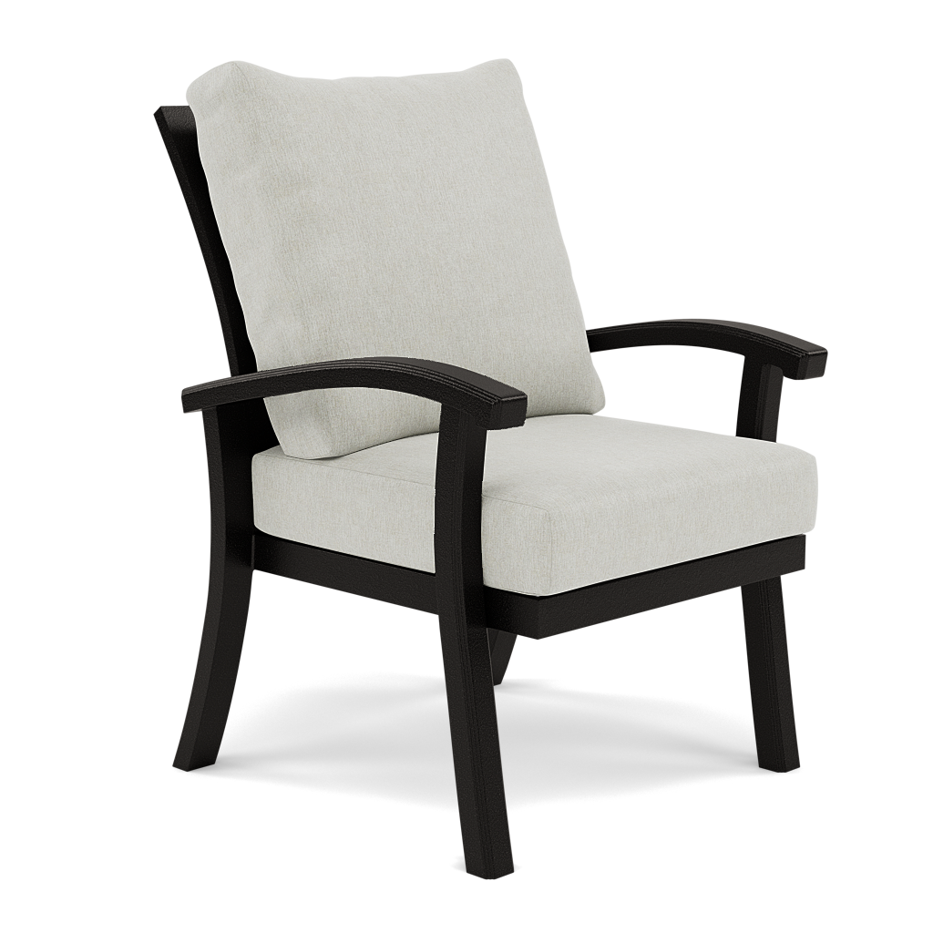 Cordova Stationary Dining Chair With Sunbrella Cushions