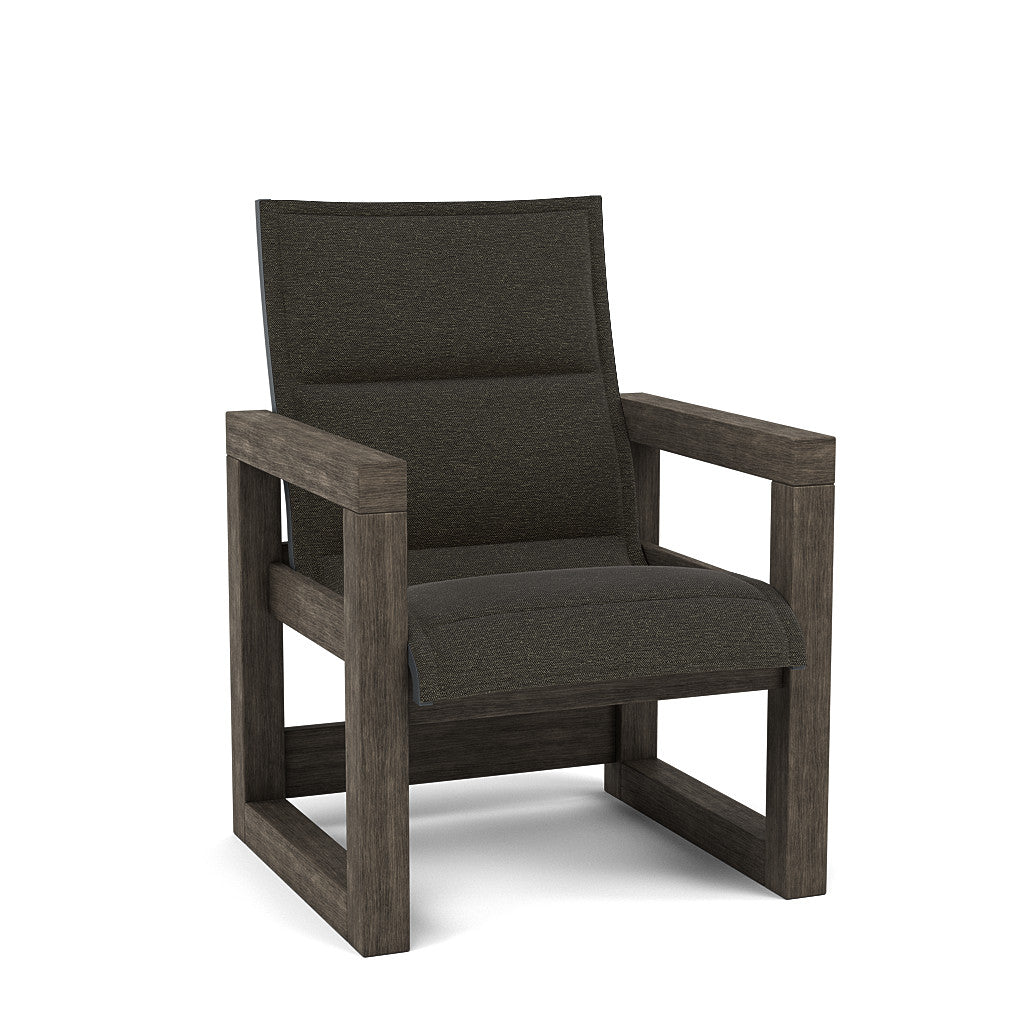Frame Padded Sling High Back Dining Chair