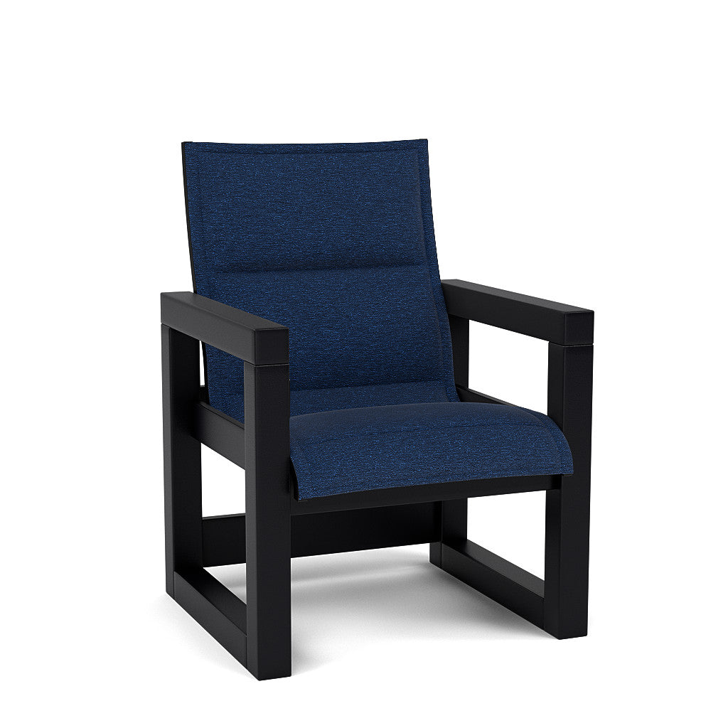 Frame Padded Sling High Back Dining Chair