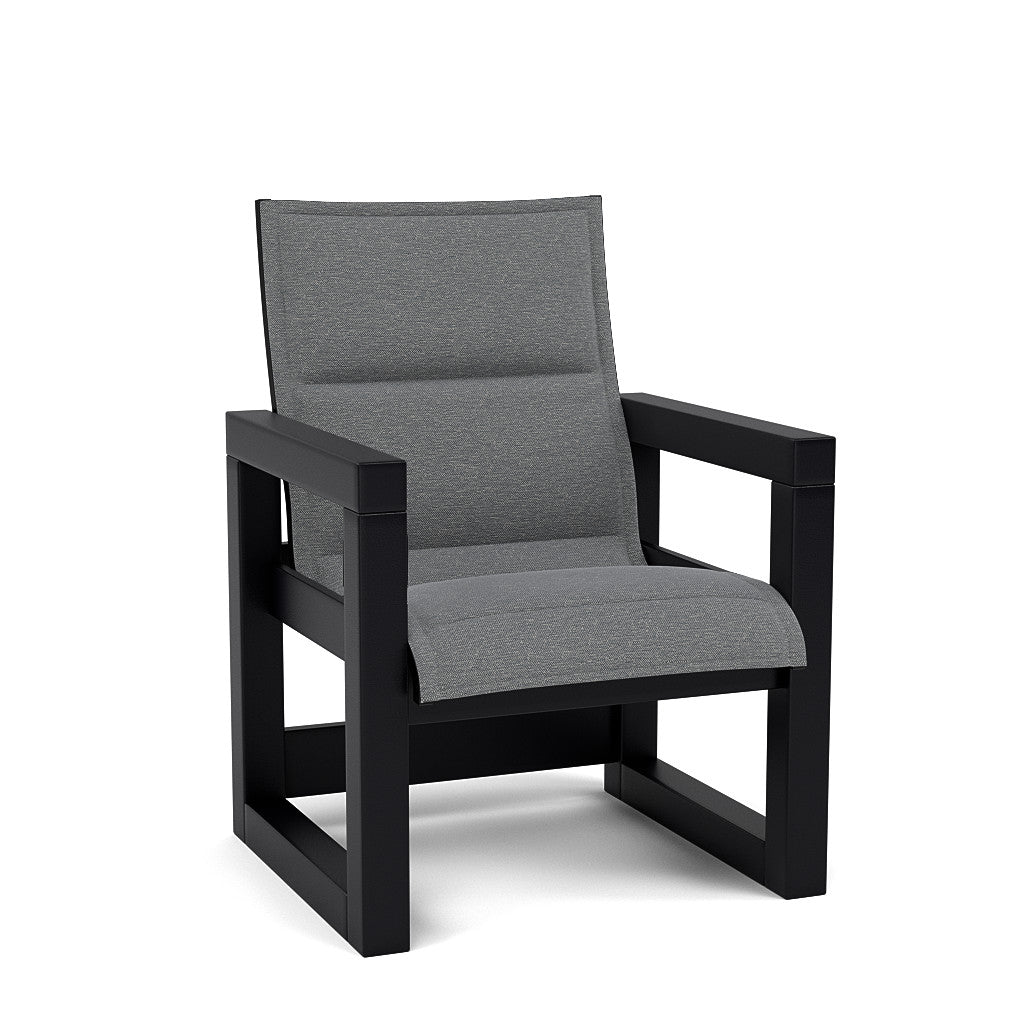 Frame Padded Sling High Back Dining Chair