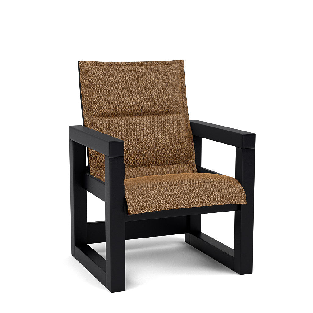 Frame Padded Sling High Back Dining Chair