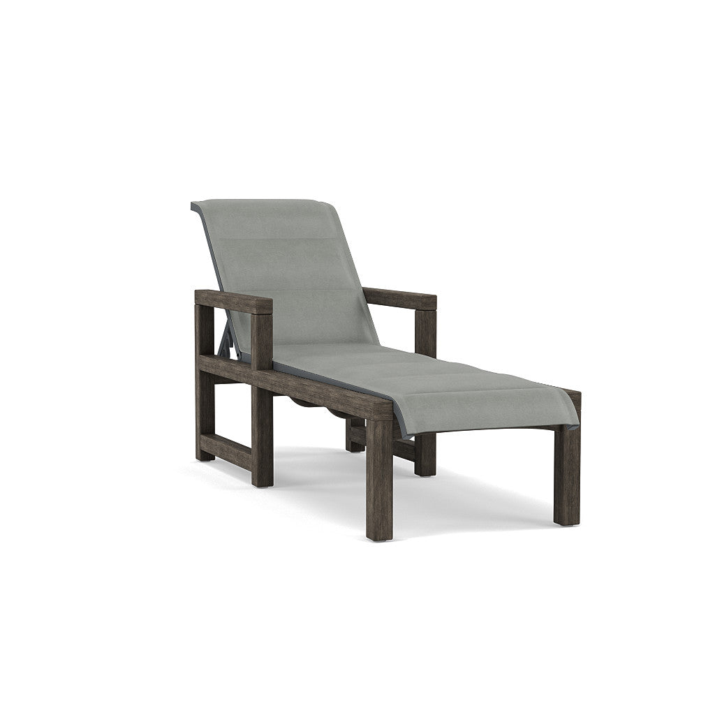 Lakeside Padded Sling Chaise Lounge