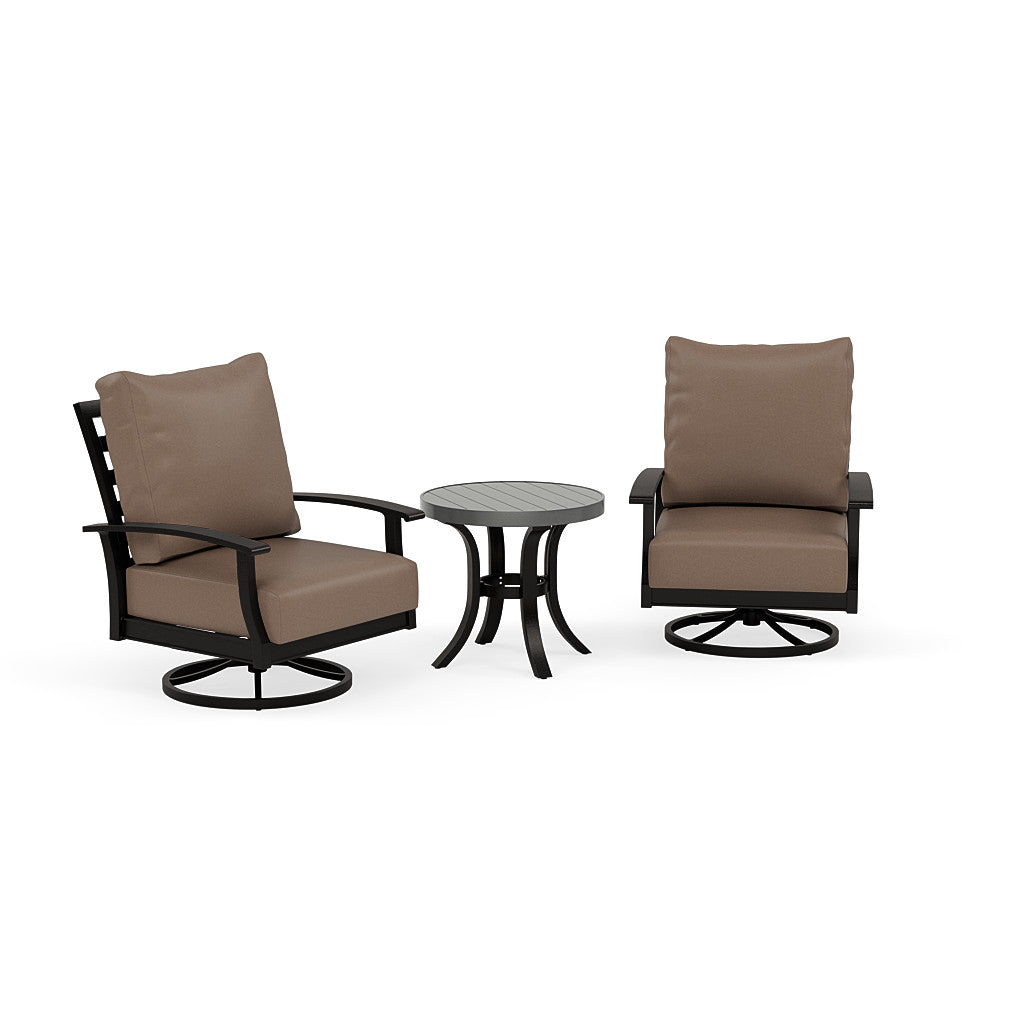 Newport Club Swivel Chair Set