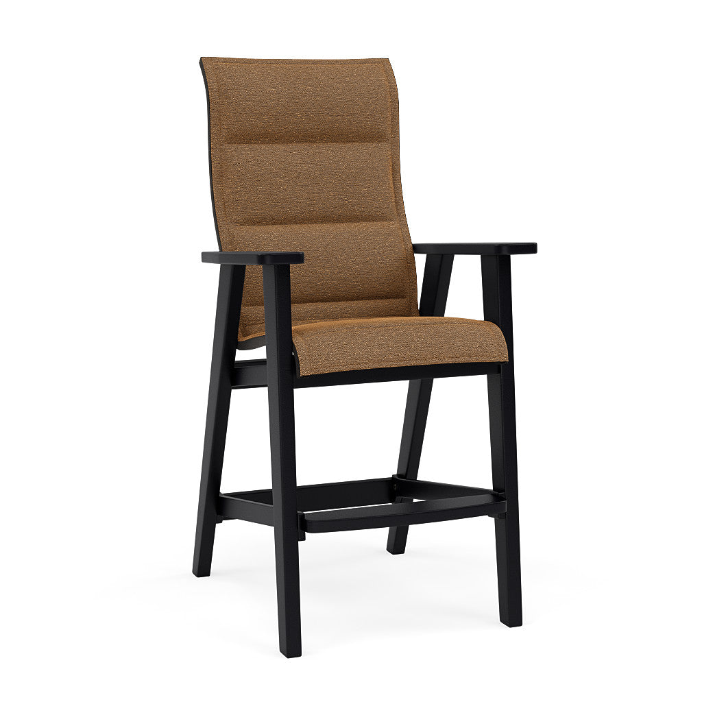 Patriot High Back Padded Sling Barstool