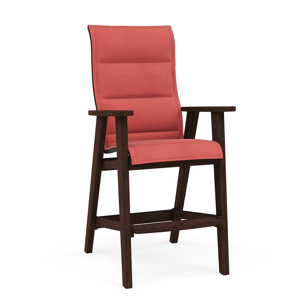 Patriot High Back Padded Sling Barstool