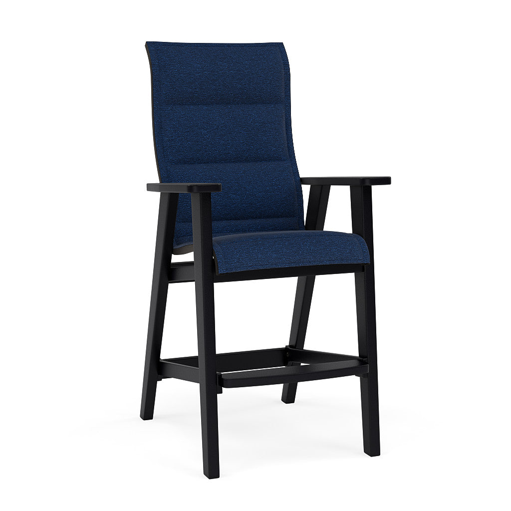 Patriot High Back Padded Sling Barstool