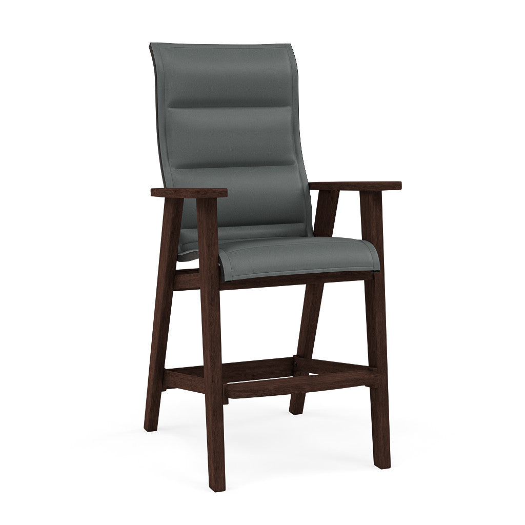 Patriot High Back Padded Sling Barstool