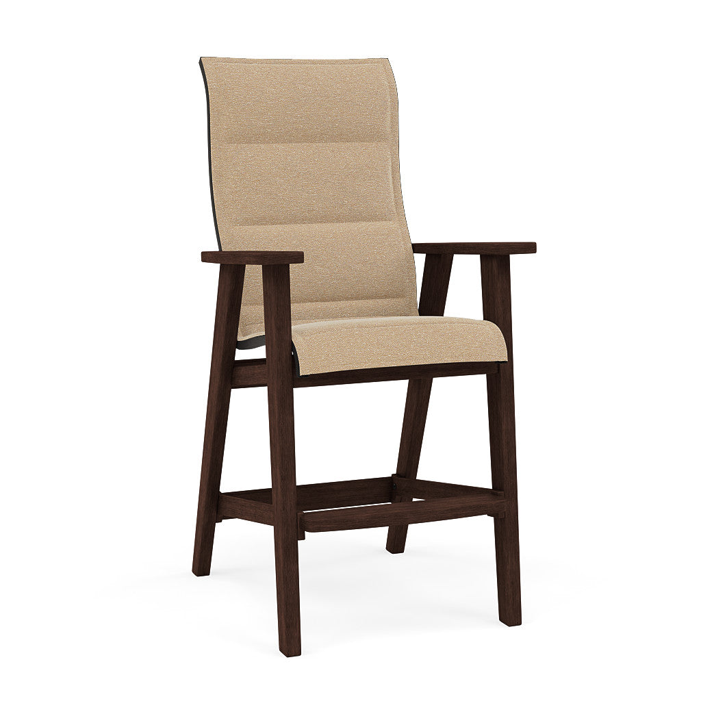 Patriot High Back Padded Sling Barstool
