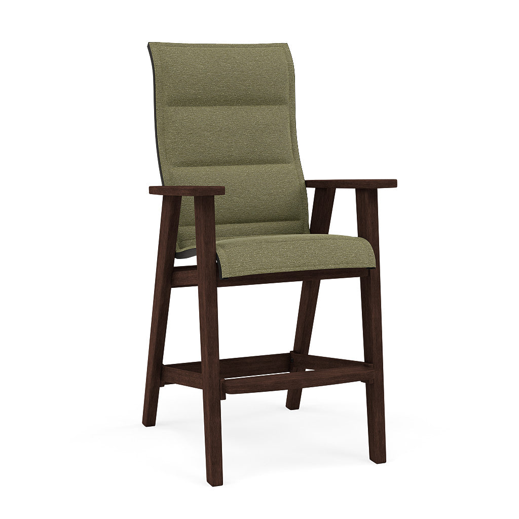Patriot High Back Padded Sling Barstool