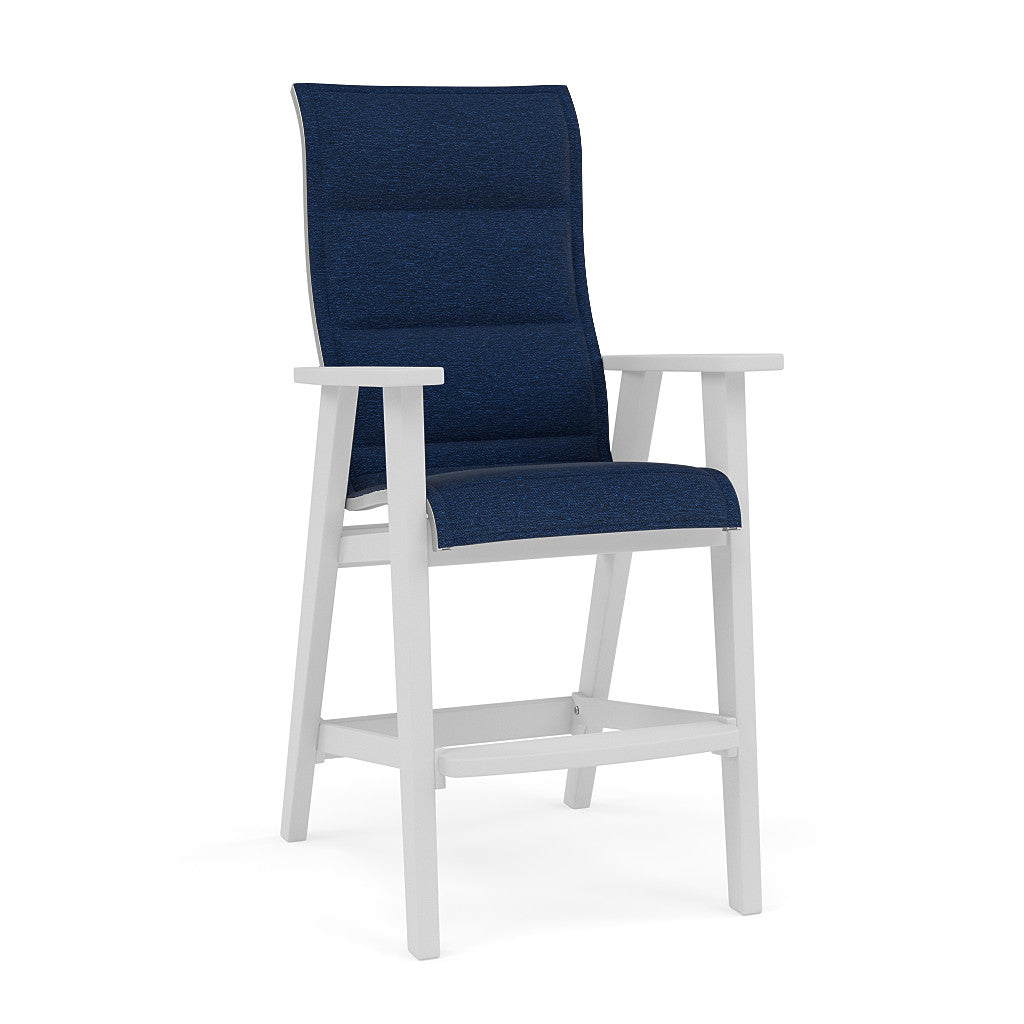 Patriot High Back Padded Sling Barstool