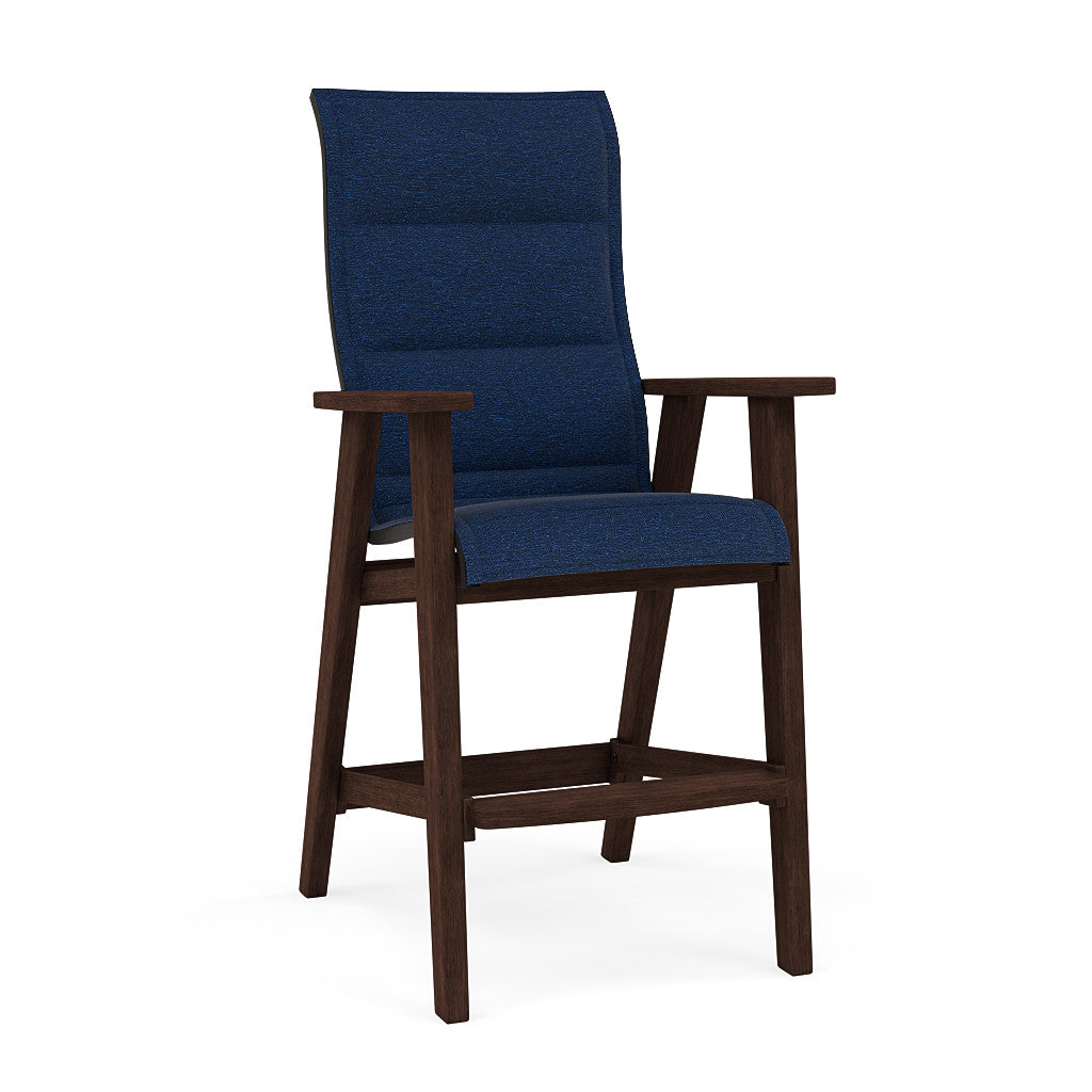 Patriot High Back Padded Sling Barstool
