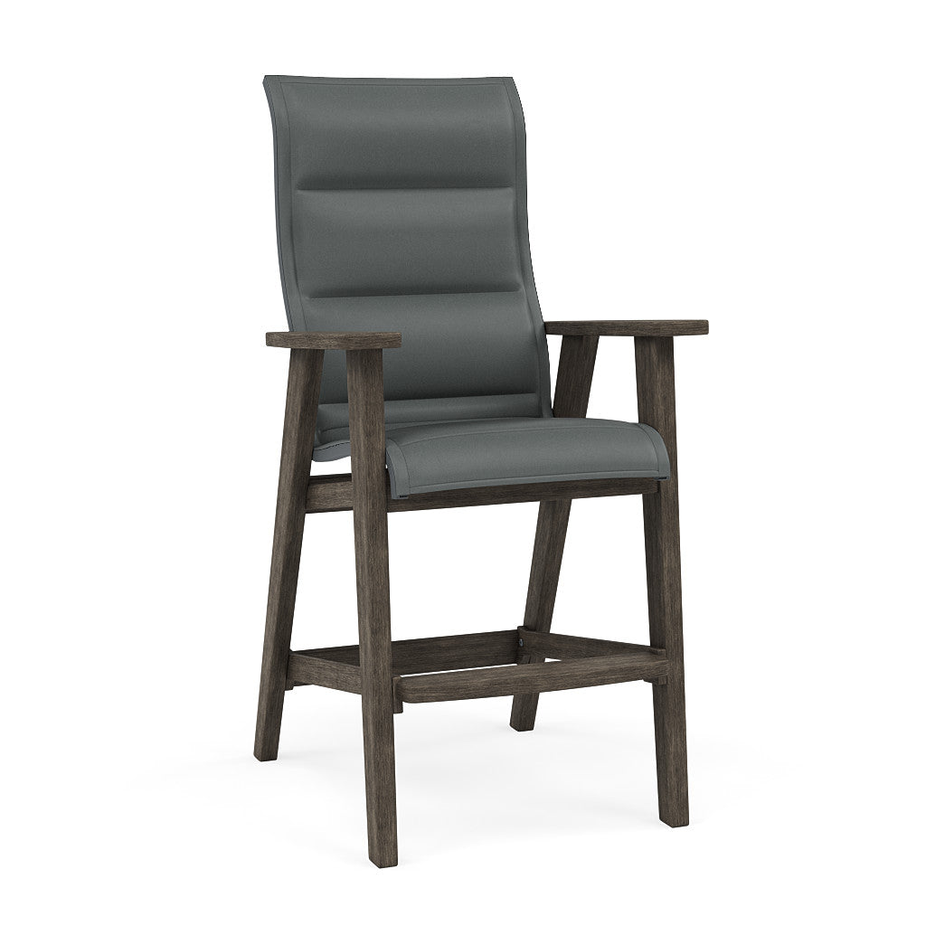 Patriot High Back Padded Sling Barstool