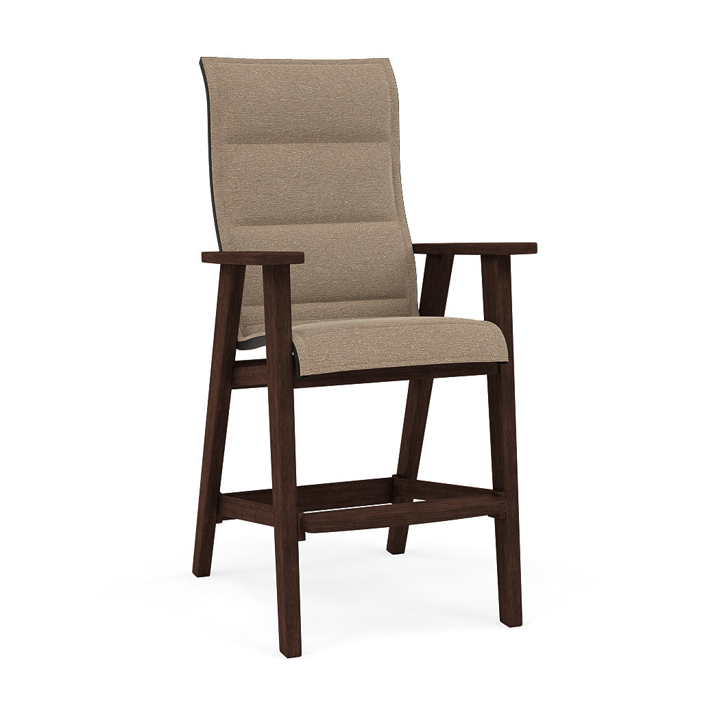 Patriot High Back Padded Sling Barstool