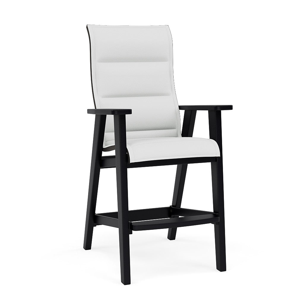 Patriot High Back Padded Sling Barstool