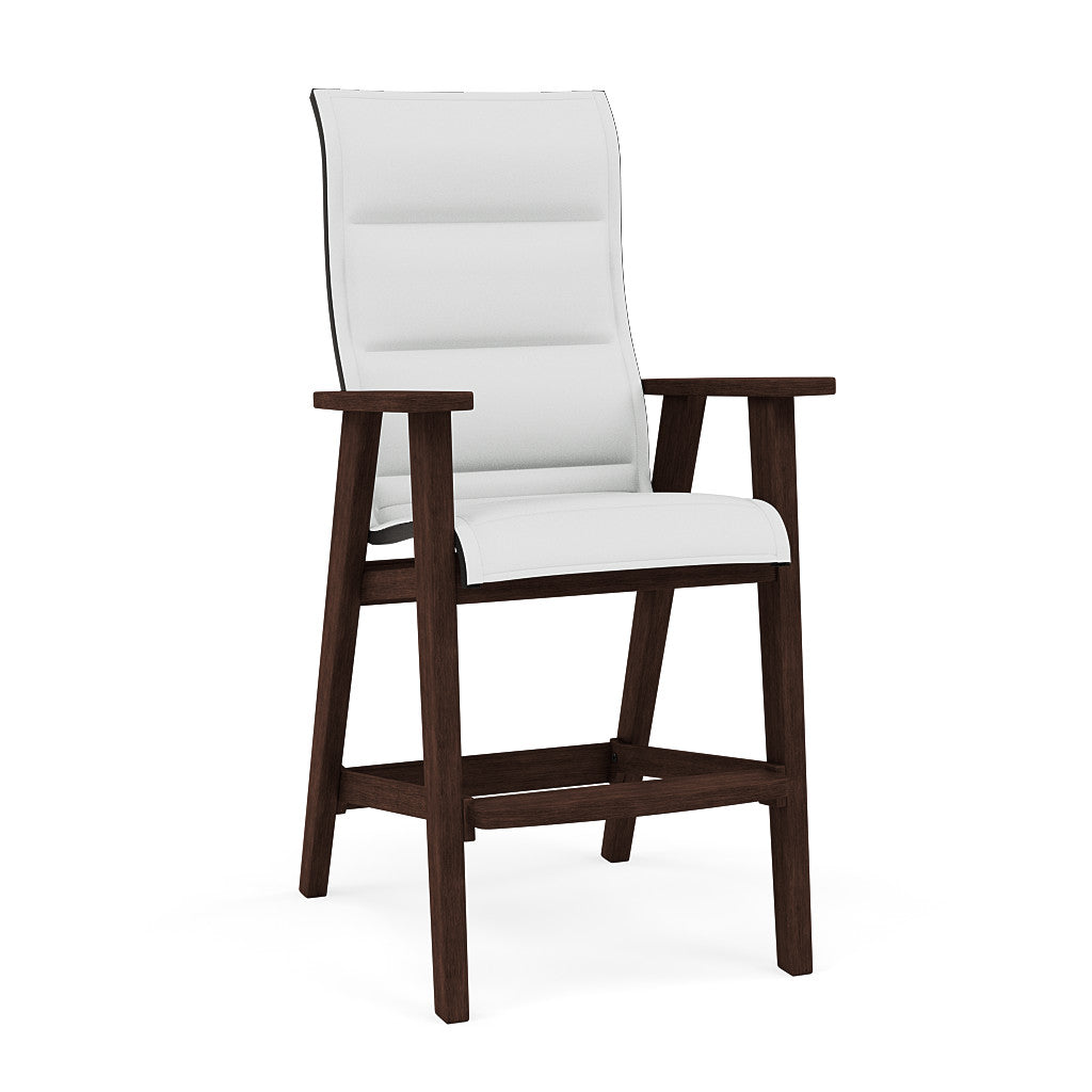 Patriot High Back Padded Sling Barstool