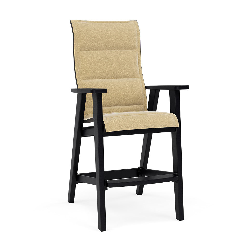 Patriot High Back Padded Sling Barstool