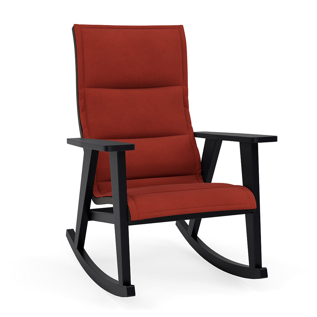 Patriot High Back Padded Sling Rocking Chair