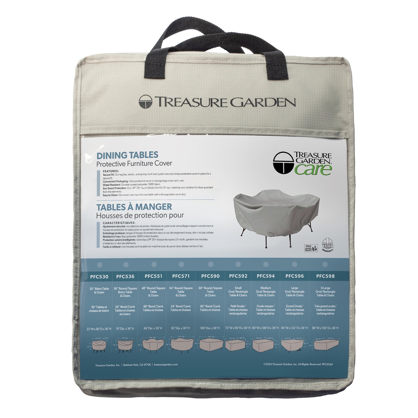 Oval or Rectangle Table & Chairs Protective Cover