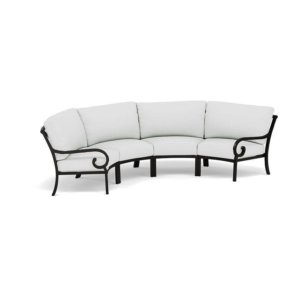 Rancho 4 Piece Curved Sectional