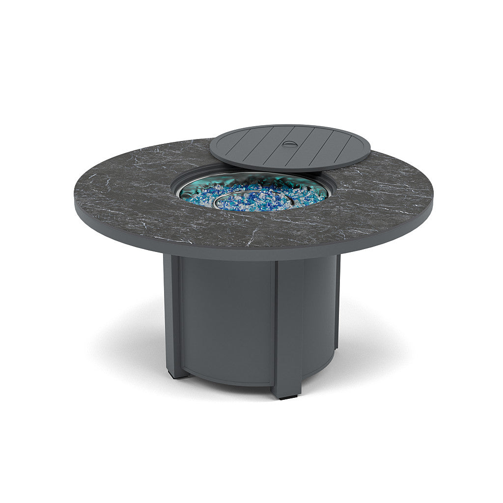 54" Round Dining Fire Pit Table - Multiple Colors and Top Patterns