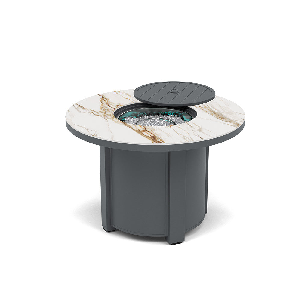 44" Round Dining Fire Pit Table - Multiple Colors and Top Patterns