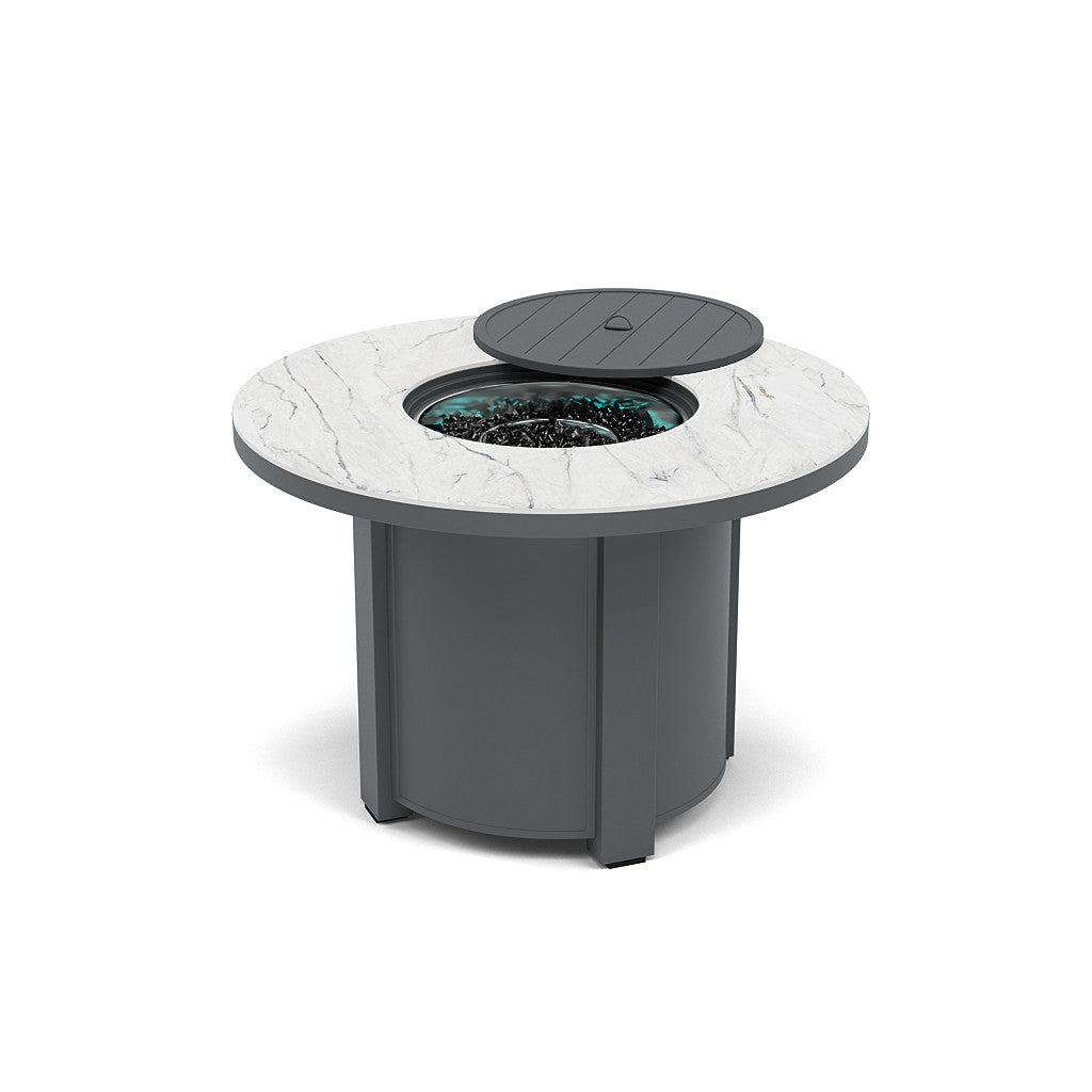 44" Round Dining Fire Pit Table - Multiple Colors and Top Patterns