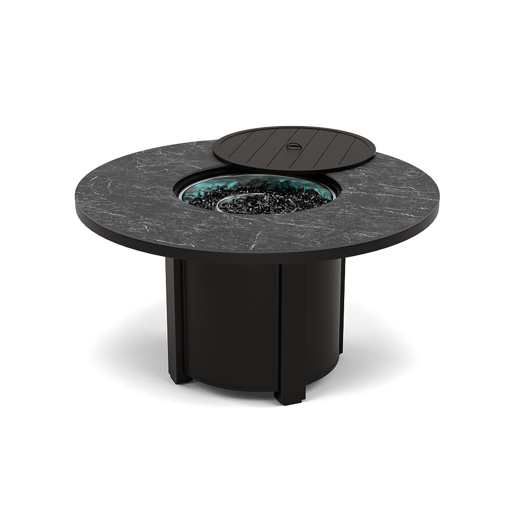 54" Round Dining Fire Pit Table - Multiple Colors and Top Patterns