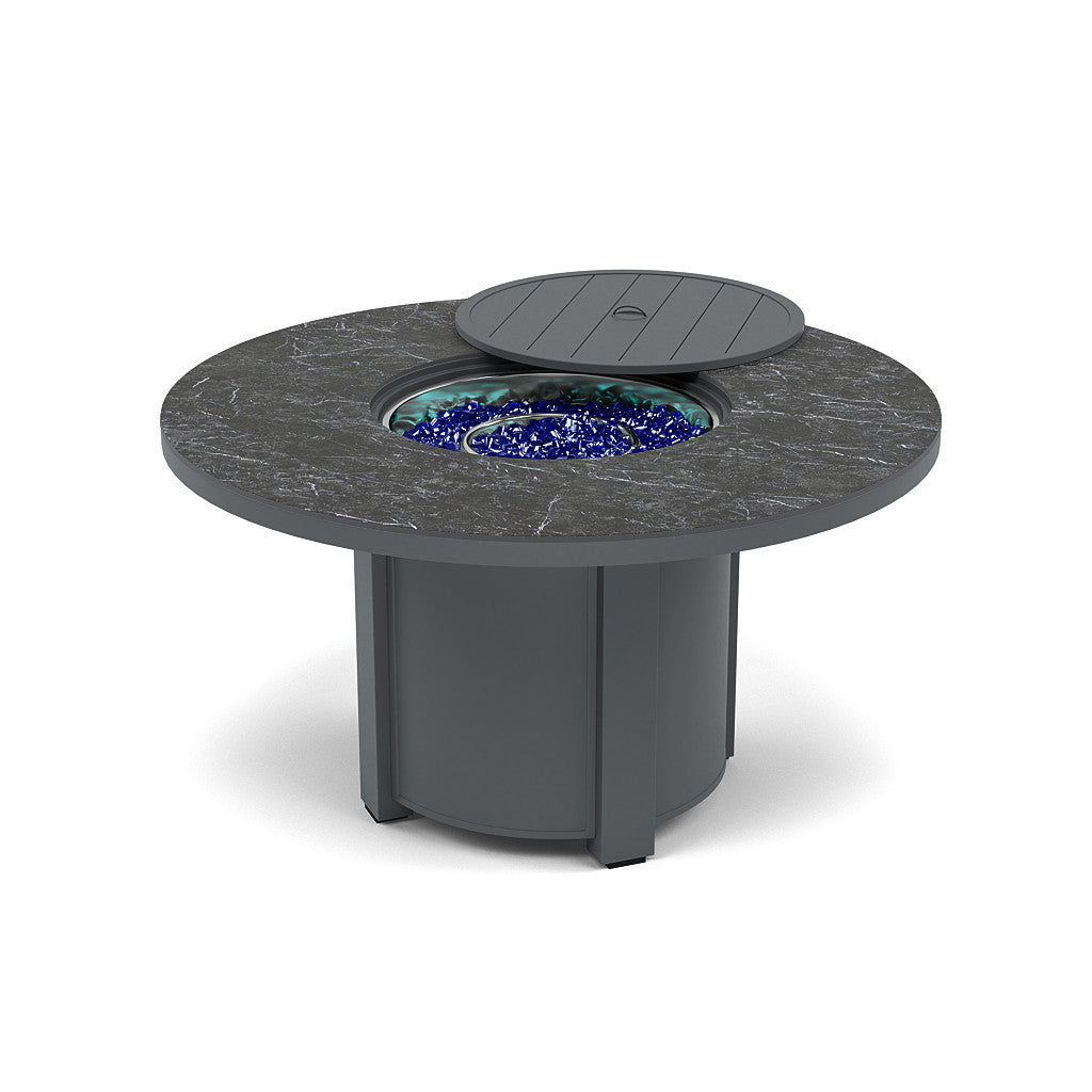 54" Round Dining Fire Pit Table - Multiple Colors and Top Patterns