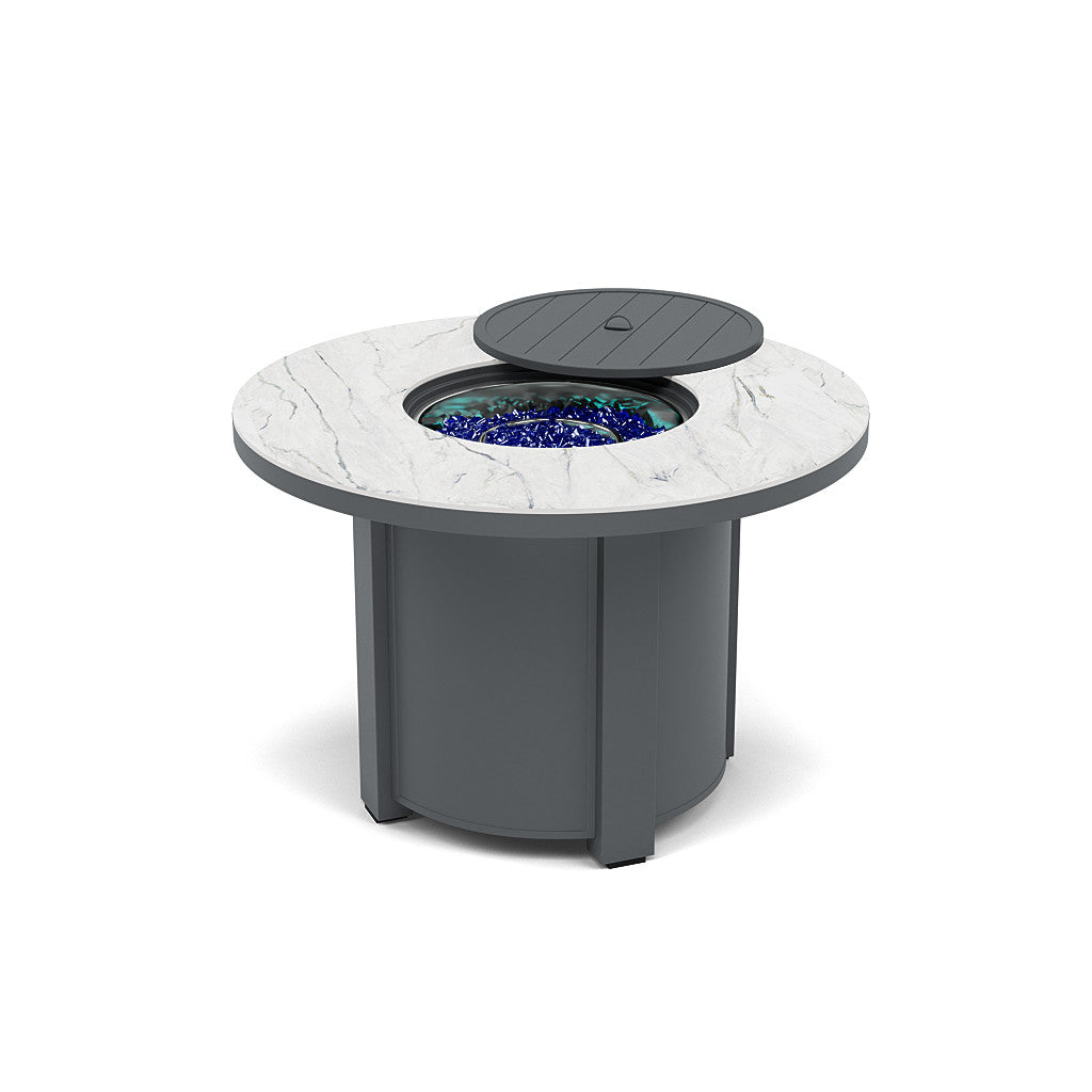 44" Round Dining Fire Pit Table - Multiple Colors and Top Patterns