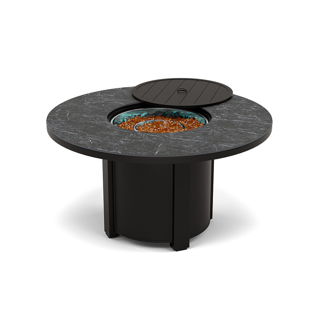 54" Round Dining Fire Pit Table - Multiple Colors and Top Patterns