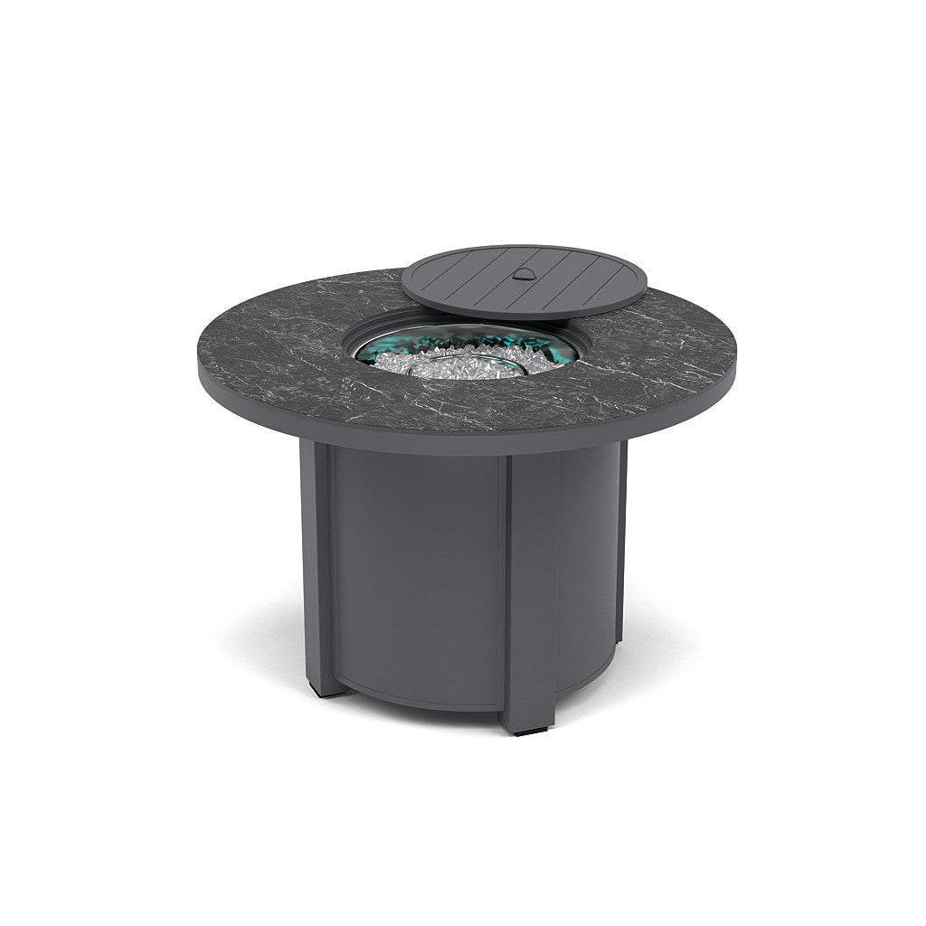 44" Round Dining Fire Pit Table - Multiple Colors and Top Patterns