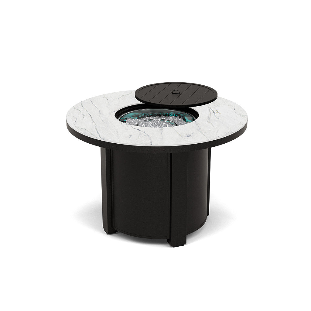 44" Round Dining Fire Pit Table - Multiple Colors and Top Patterns