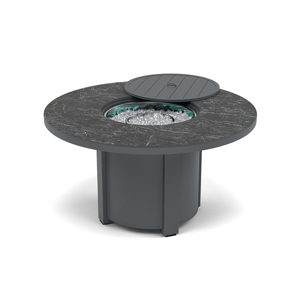 54" Round Dining Fire Pit Table - Multiple Colors and Top Patterns