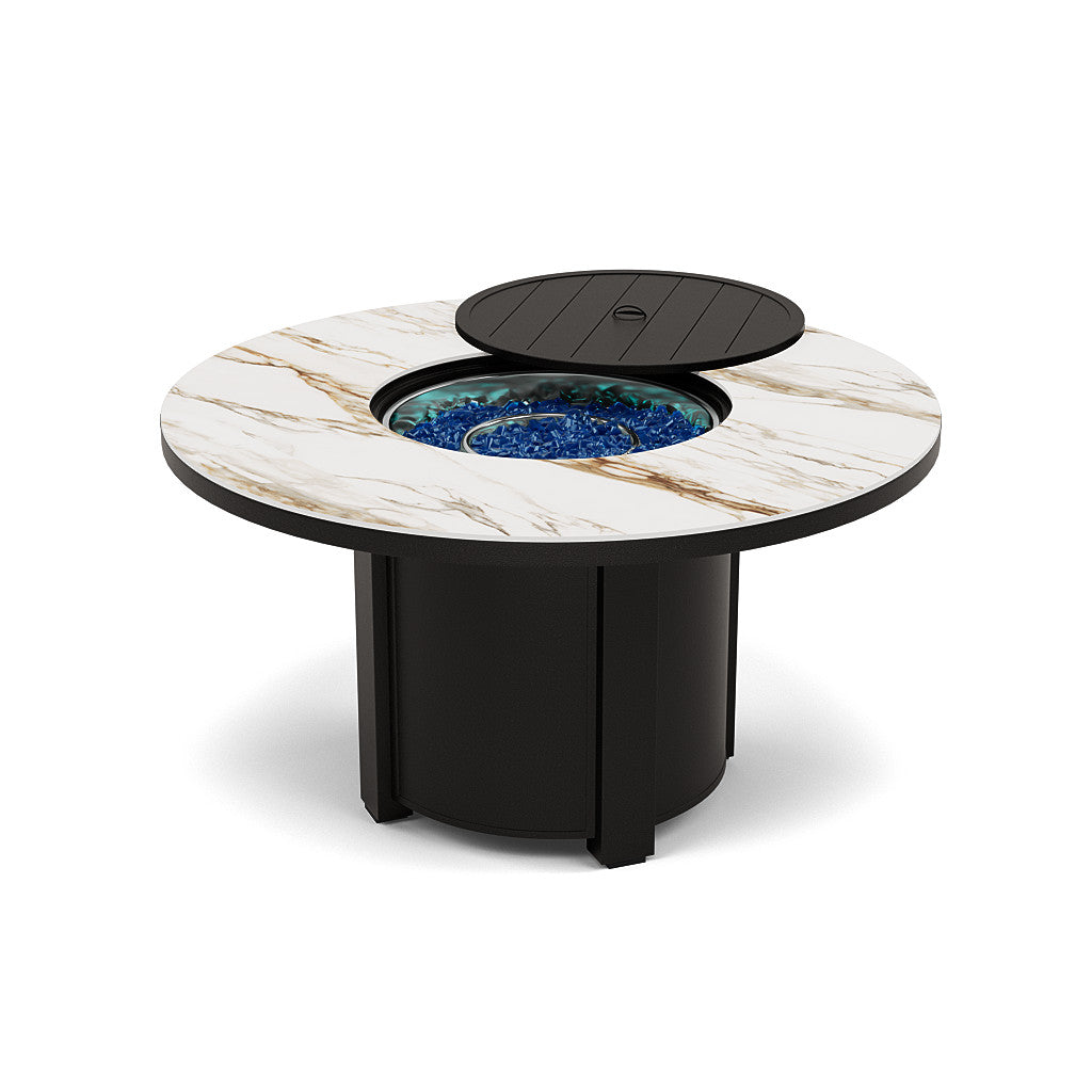 54" Round Dining Fire Pit Table - Multiple Colors and Top Patterns
