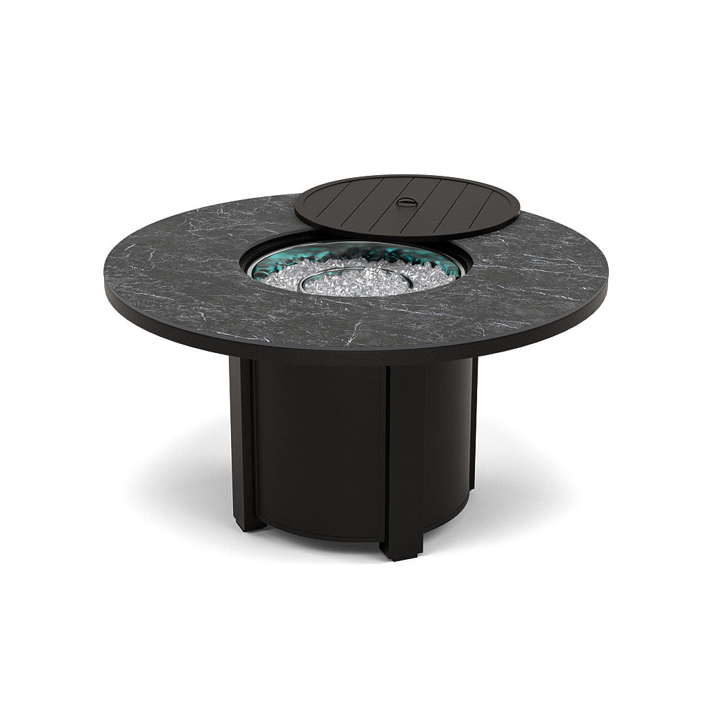 54" Round Dining Fire Pit Table - Multiple Colors and Top Patterns