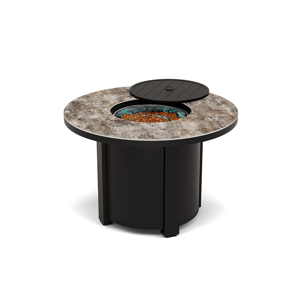 44" Round Dining Fire Pit Table - Multiple Colors and Top Patterns