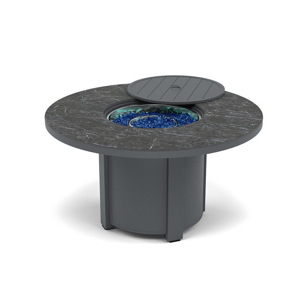 54" Round Dining Fire Pit Table - Multiple Colors and Top Patterns