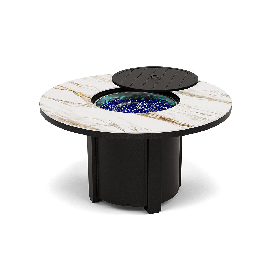 54" Round Dining Fire Pit Table - Multiple Colors and Top Patterns