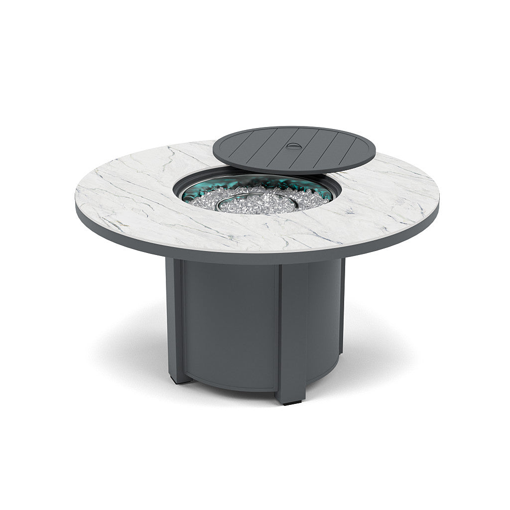 54" Round Dining Fire Pit Table - Multiple Colors and Top Patterns