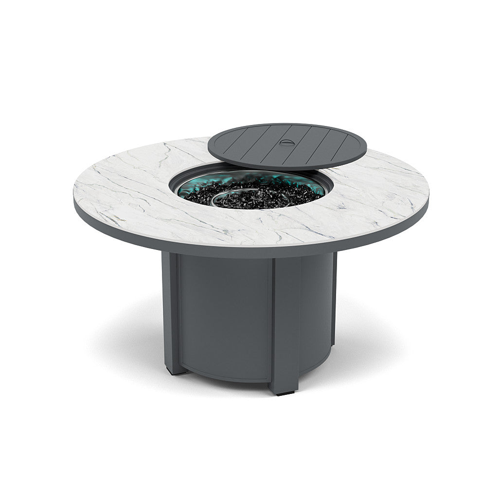 54" Round Dining Fire Pit Table - Multiple Colors and Top Patterns