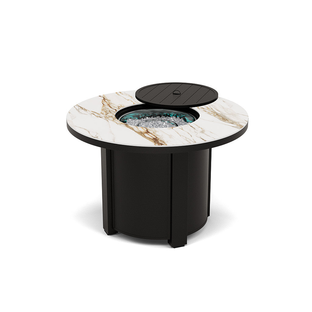44" Round Dining Fire Pit Table - Multiple Colors and Top Patterns