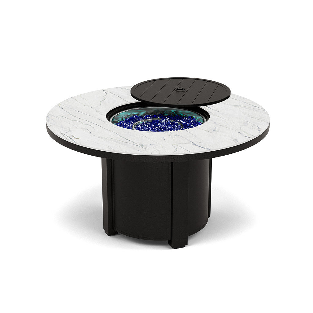 54" Round Dining Fire Pit Table - Multiple Colors and Top Patterns