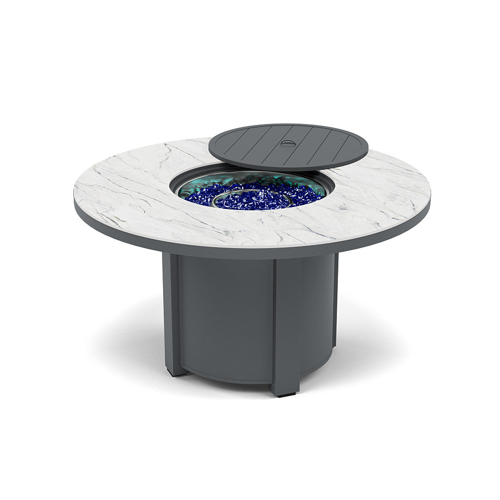 54" Round Dining Fire Pit Table - Multiple Colors and Top Patterns