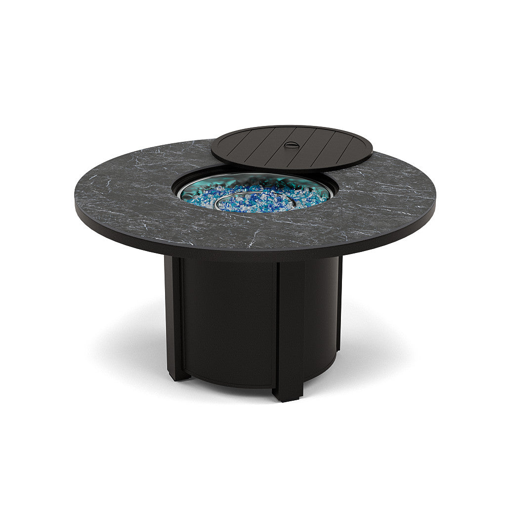 54" Round Dining Fire Pit Table - Multiple Colors and Top Patterns