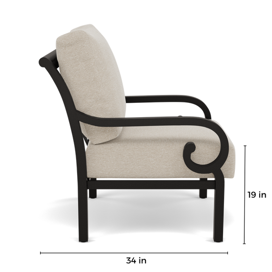 Rancho Club Chair-DIMENSION-SIDE