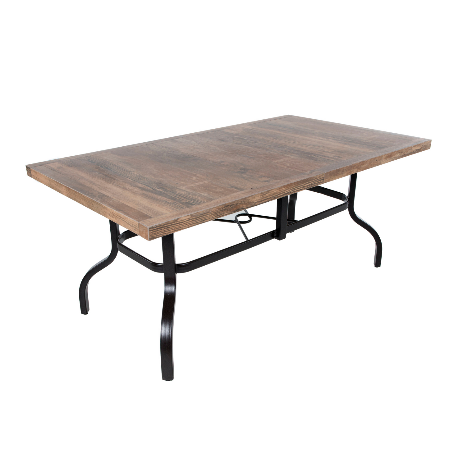 Reclaimed 100" x 40" Dining Table Top with Tivi Dining Base