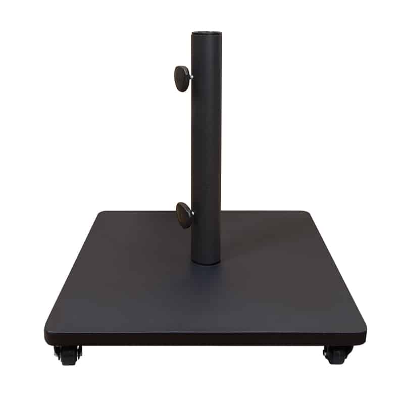 120lb Steel Base With Casters (Black) | Umbrella Base | Shop | Paddy O' Furniture