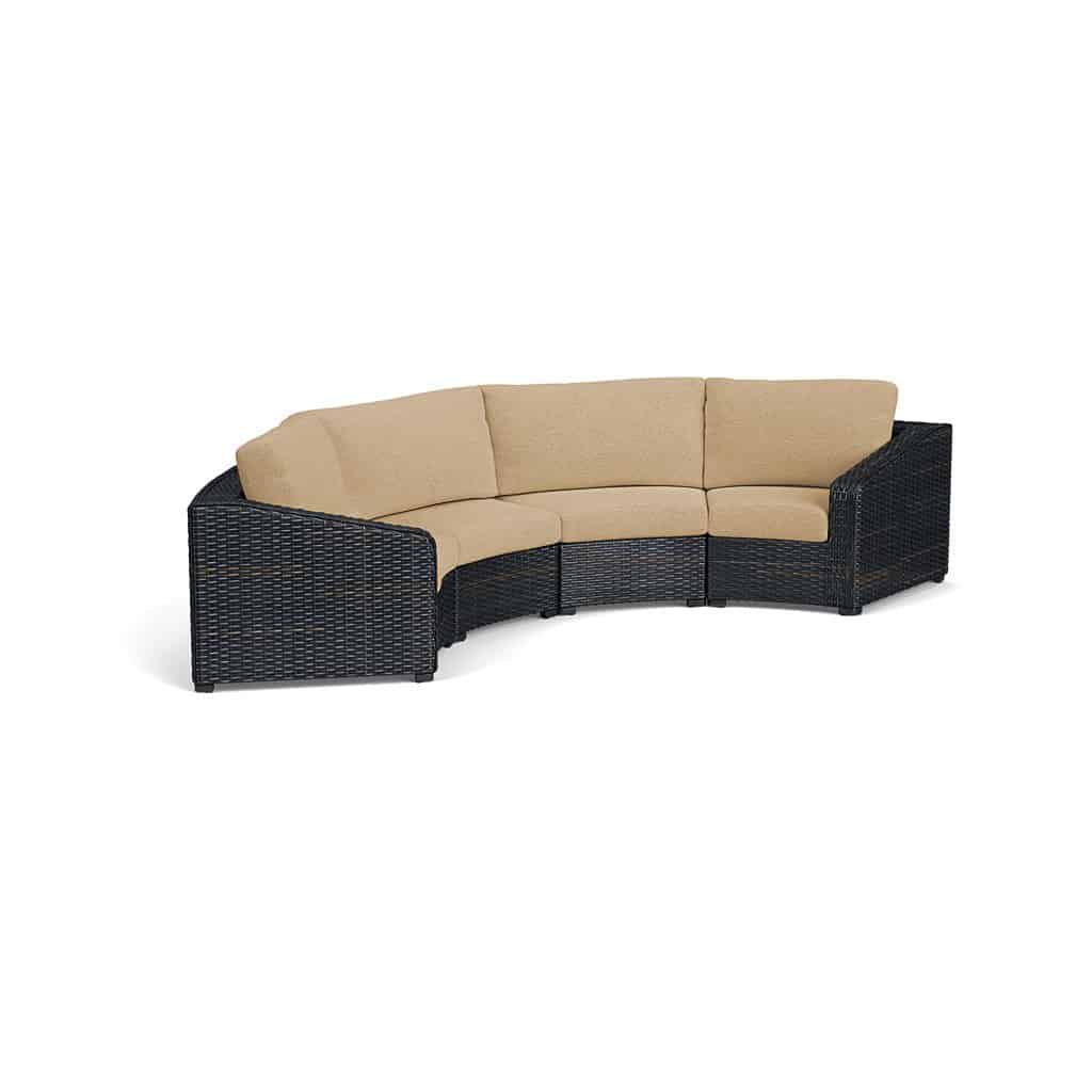 Outdoor curved discount sectional replacement cushions