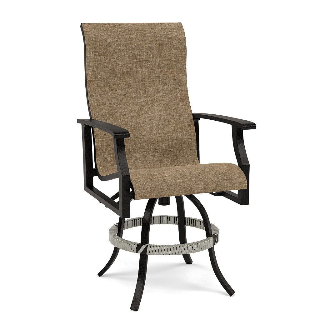 Newport Sling Swivel Balcony Barstool